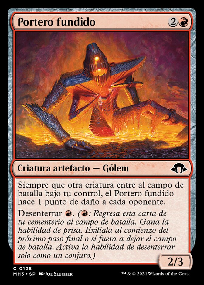 Portero fundido