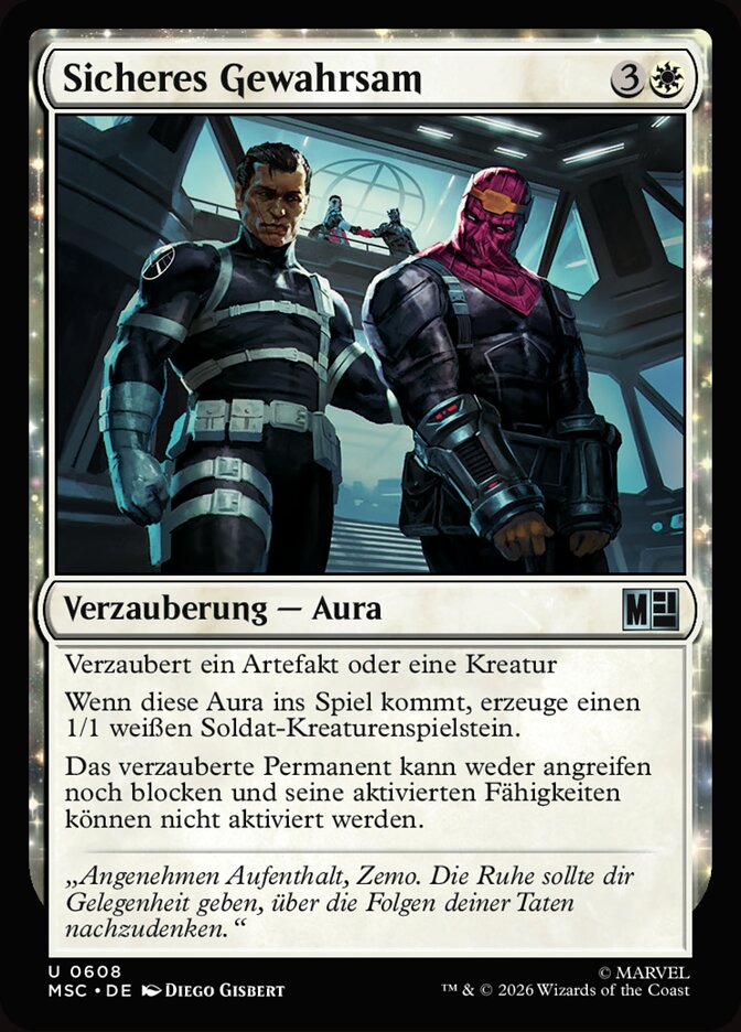 Sicheres Gewahrsam