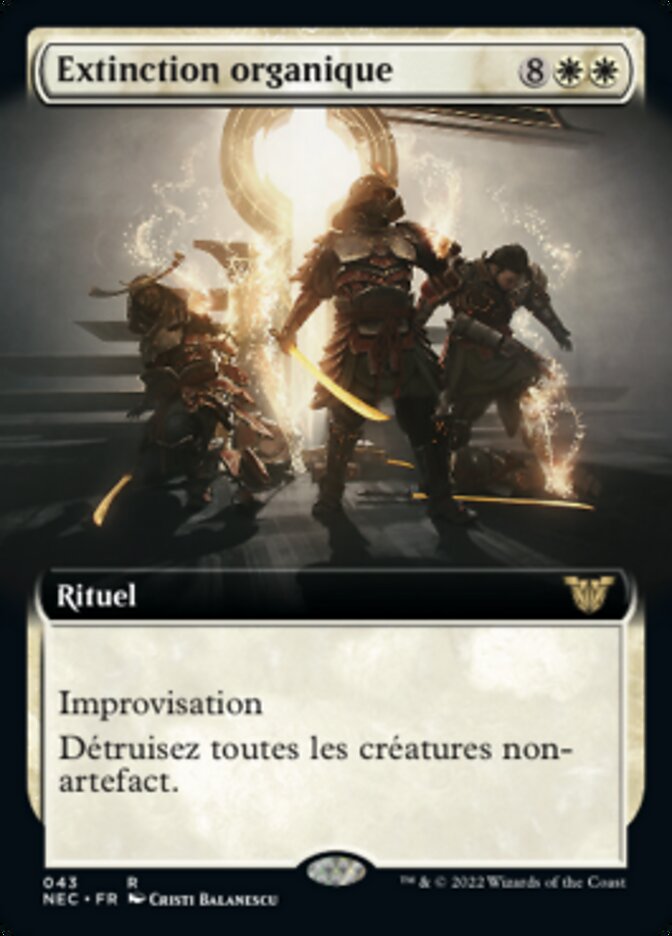 Extinction organique