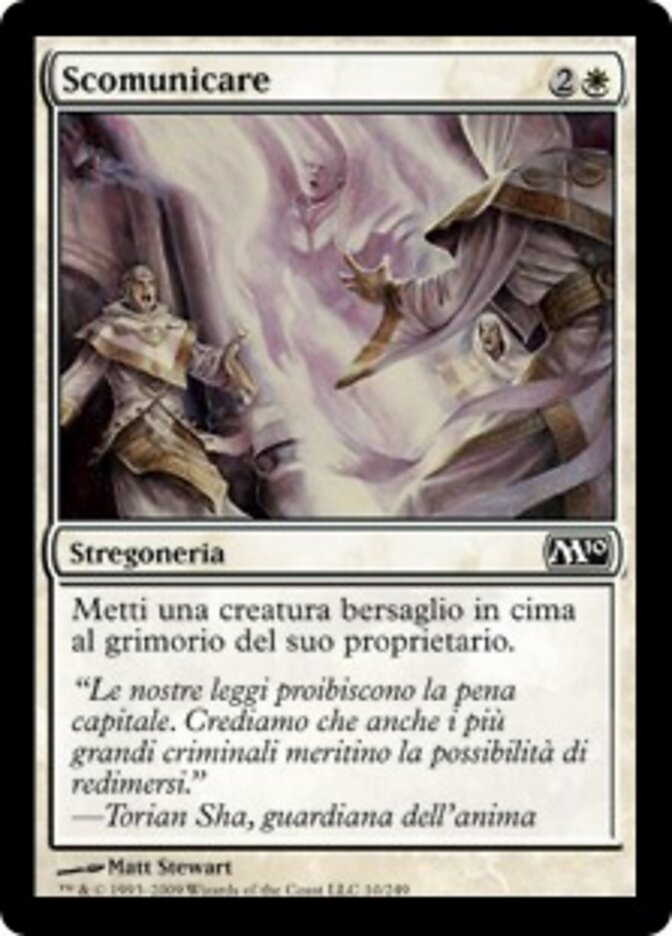 Scomunicare