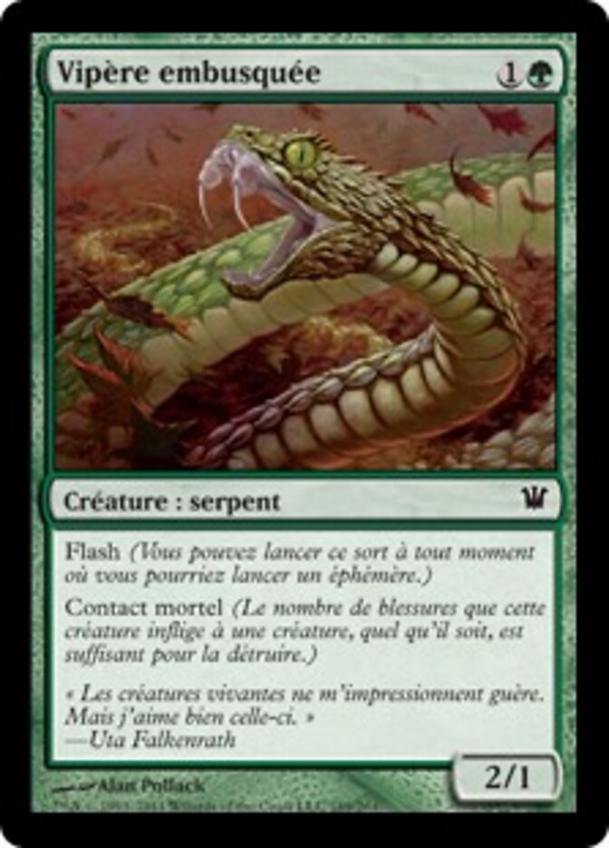 Vipère embusquée