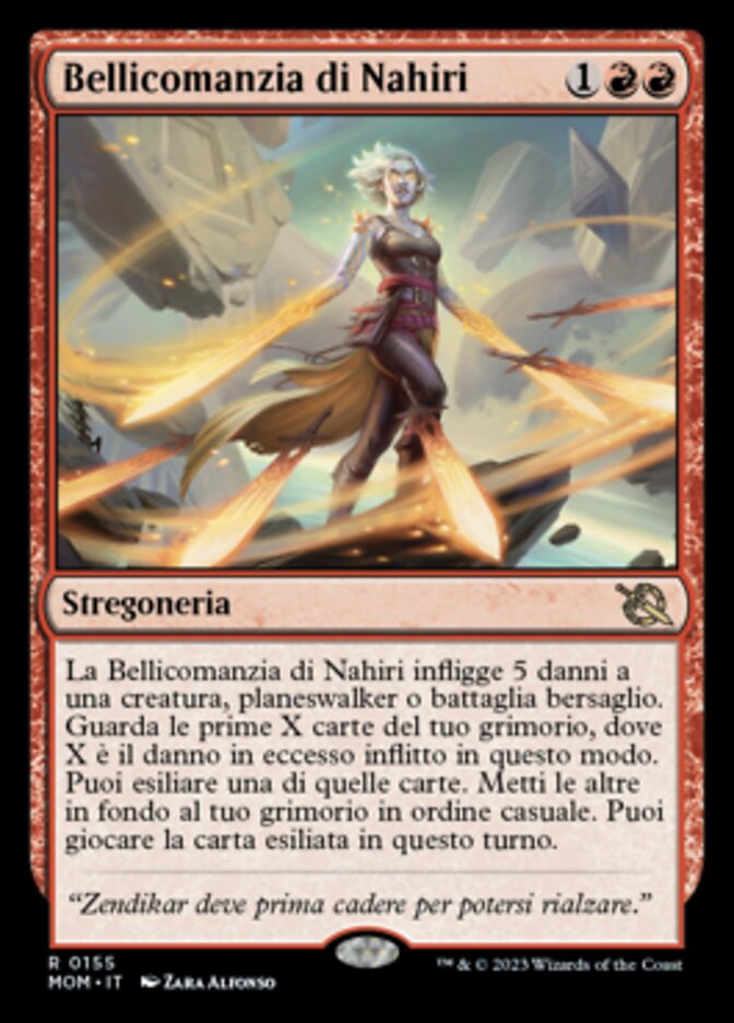 Bellicomanzia di Nahiri