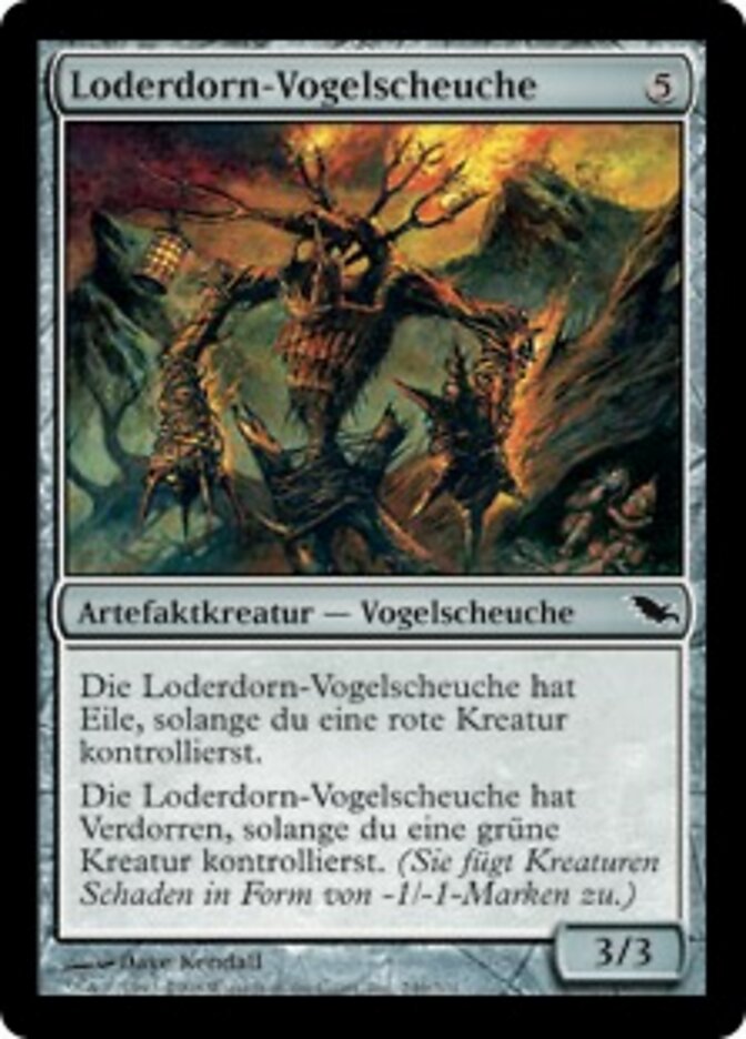 Loderdorn-Vogelscheuche