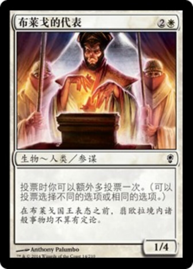 布莱戈的代表