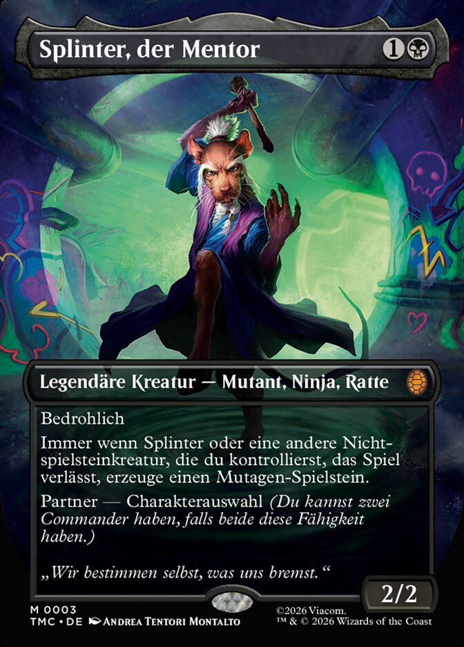 Splinter, der Mentor