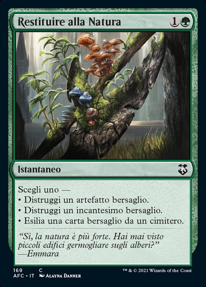 Restituire alla Natura