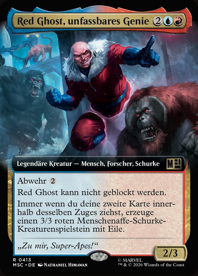 Red Ghost, unfassbares Genie