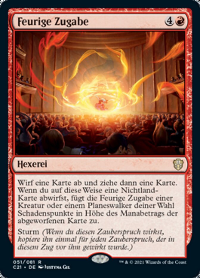 Feurige Zugabe