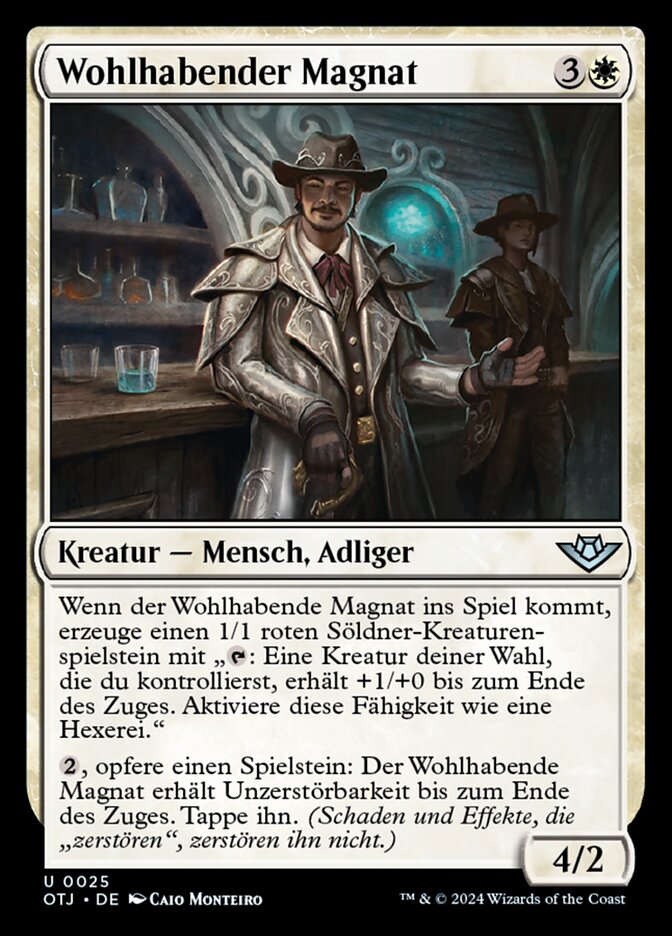 Wohlhabender Magnat