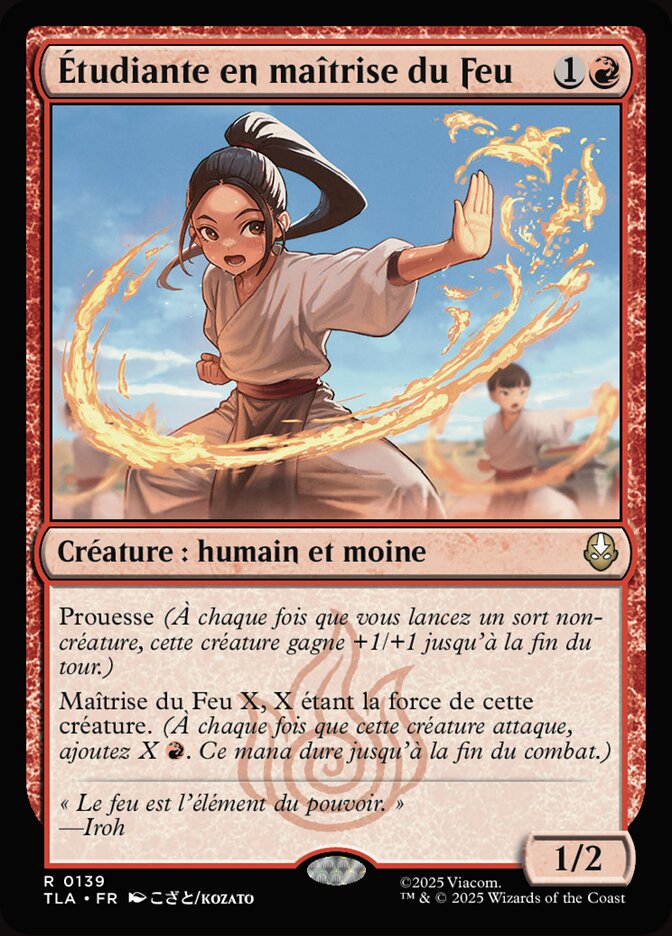 Étudiante en maîtrise du Feu