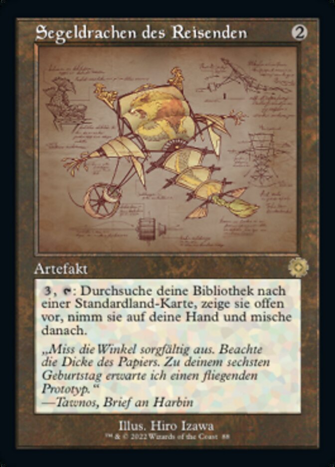 Segeldrachen des Reisenden