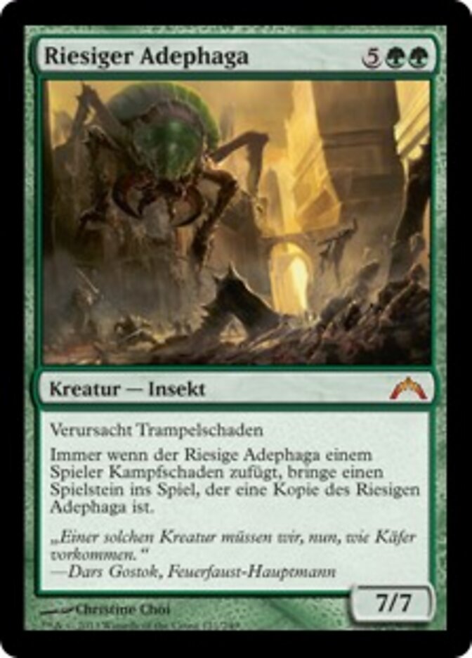 Riesiger Adephaga