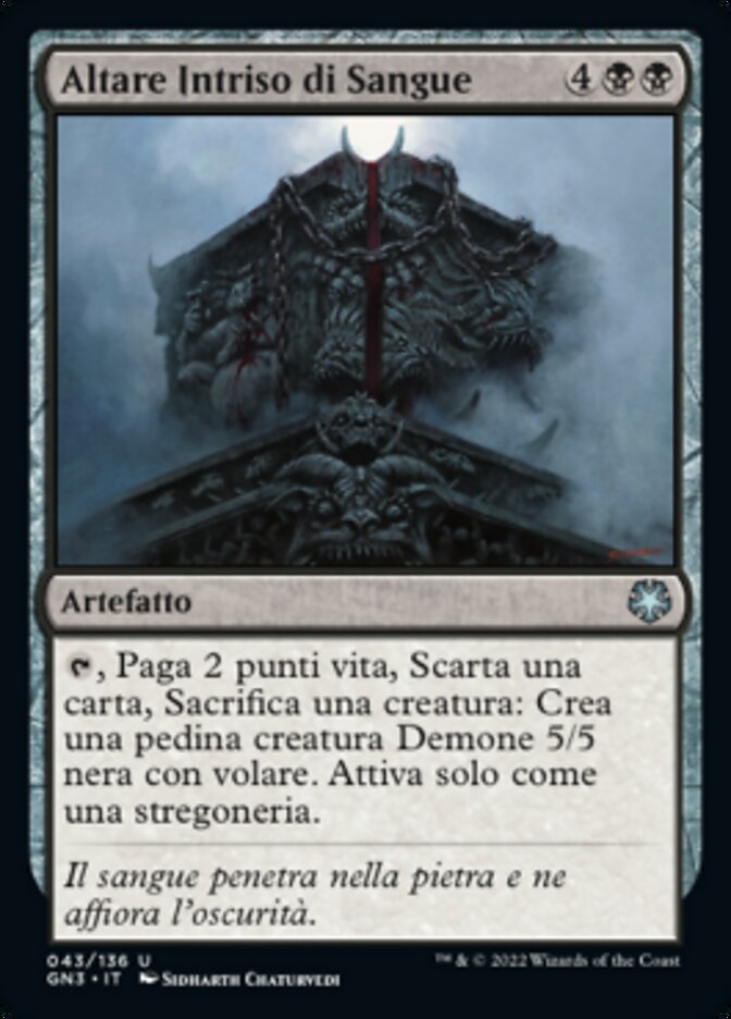 Altare Intriso di Sangue