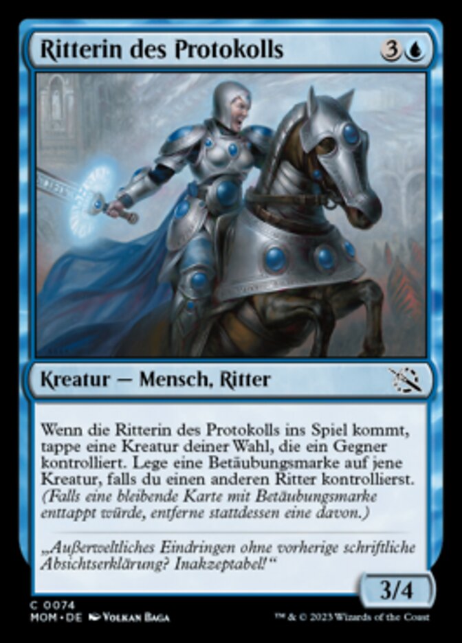 Ritterin des Protokolls
