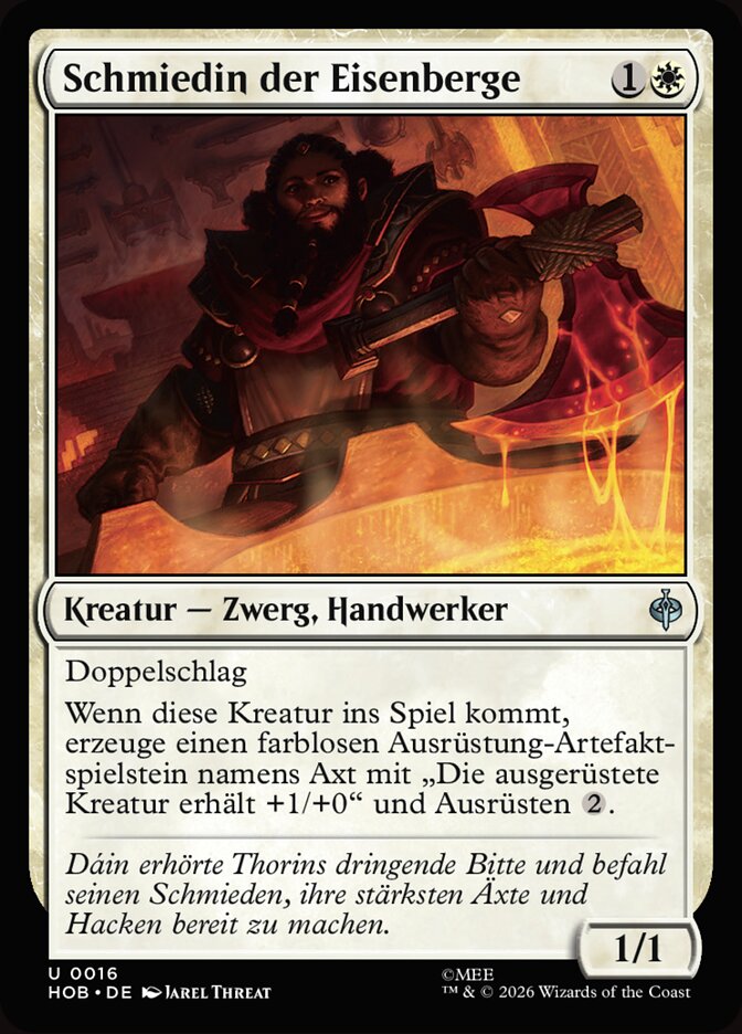 Schmiedin der Eisenberge