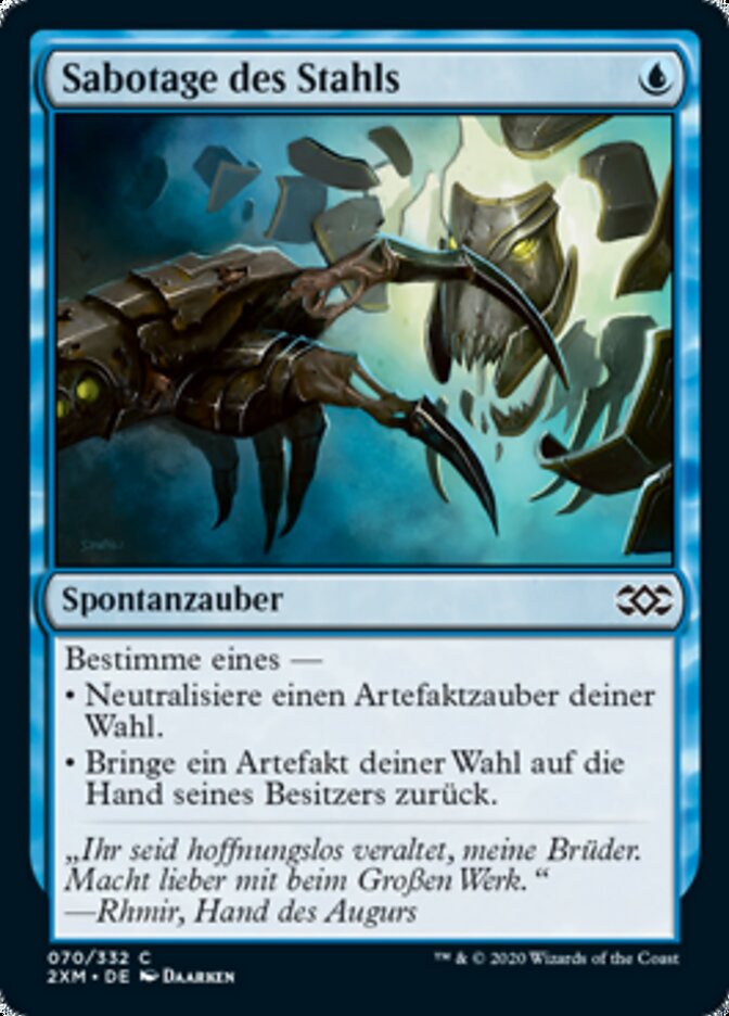 Sabotage des Stahls