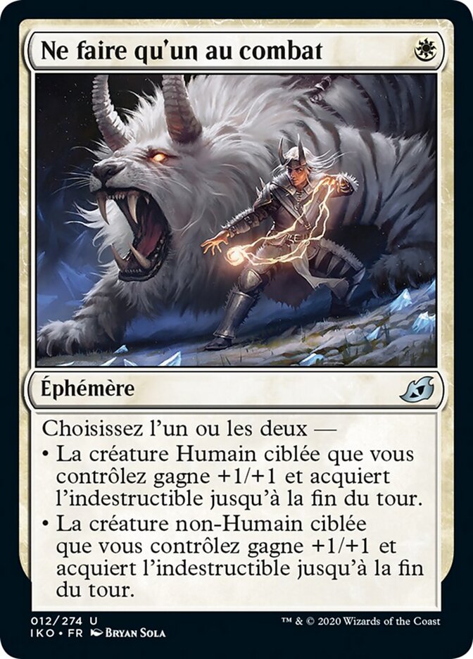 Ne faire qu'un au combat