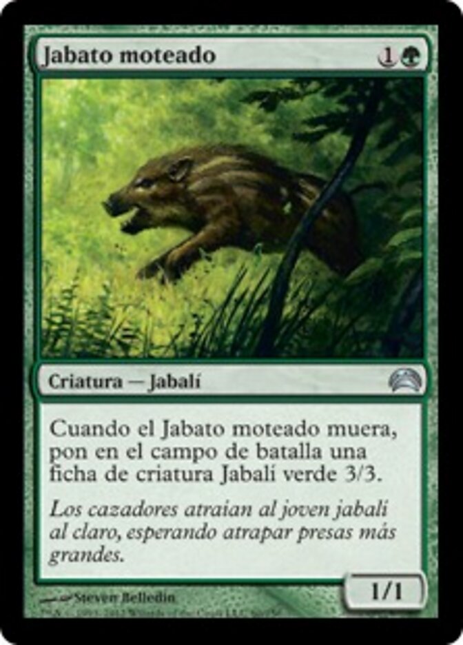 Cochinillo moteado