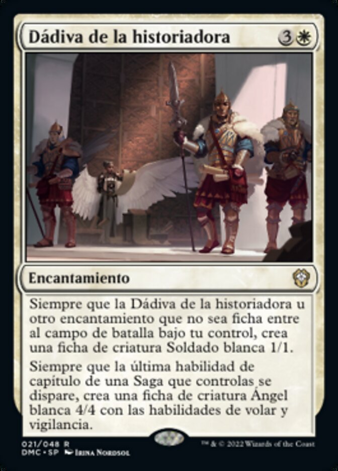 Dádiva de la historiadora