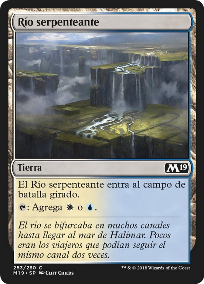 Río serpenteante