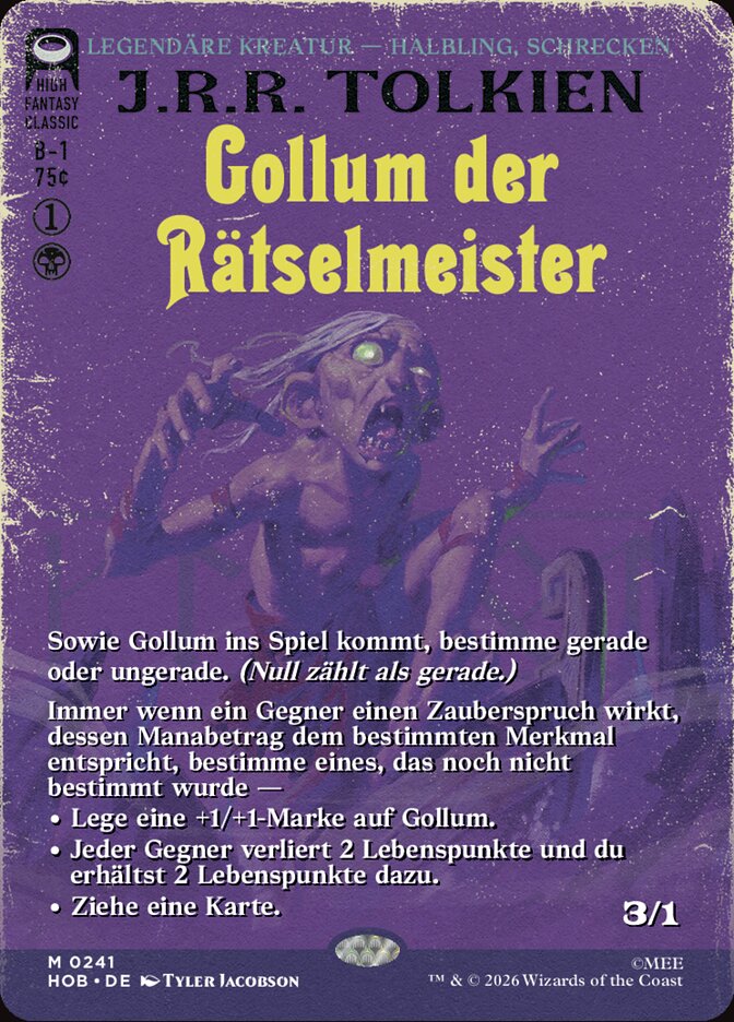 Gollum der Rätselmeister