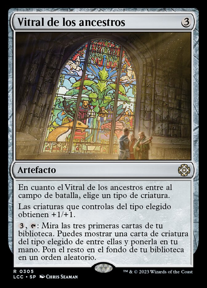 Vitral de los ancestros
