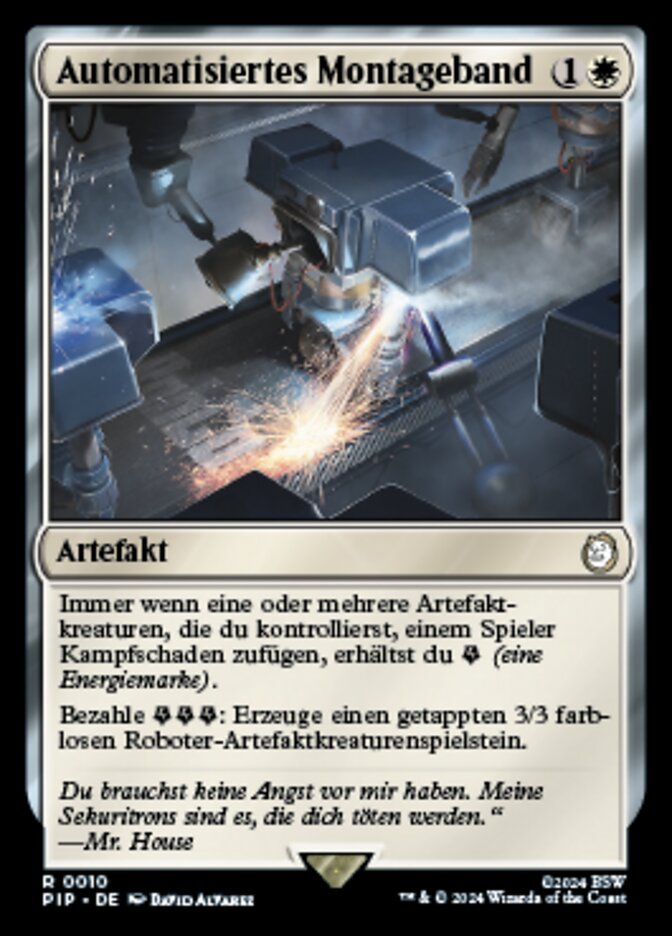 Automatisiertes Montageband