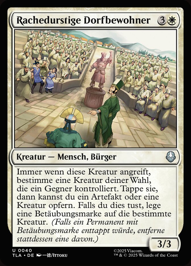 Rachedurstige Dorfbewohner