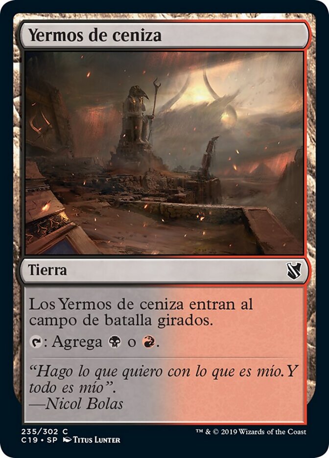 Yermos de ceniza