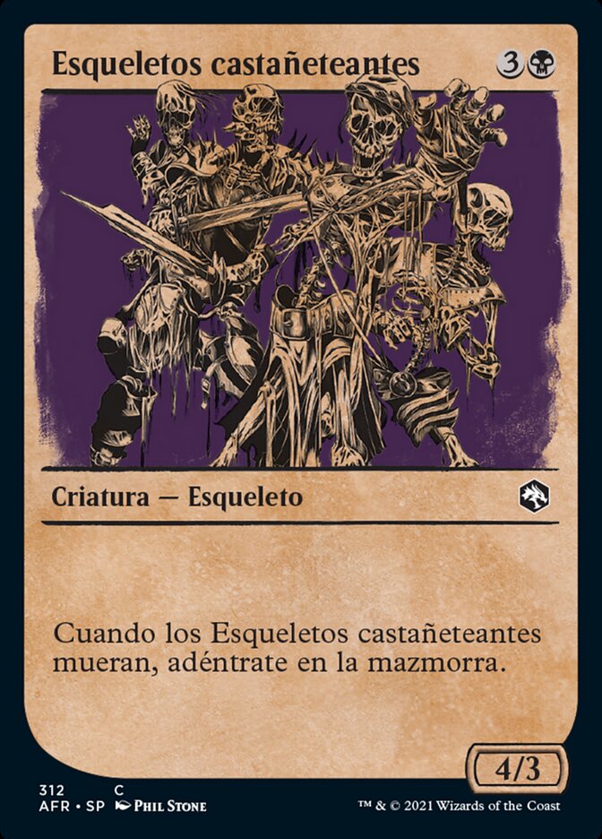 Esqueletos castañeteantes