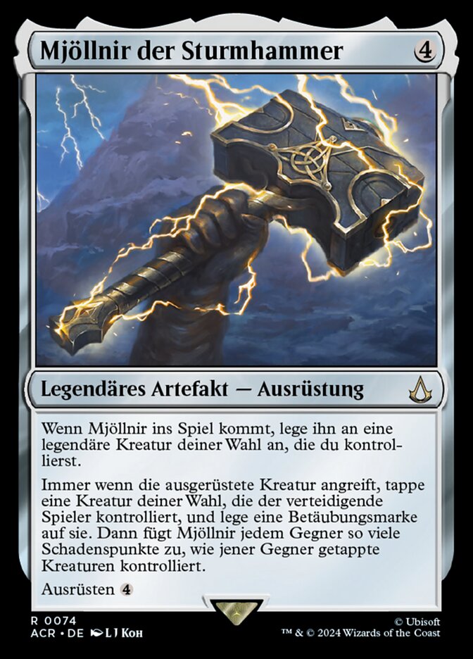 Mjöllnir der Sturmhammer