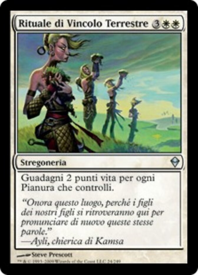 Rituale di Vincolo Terrestre