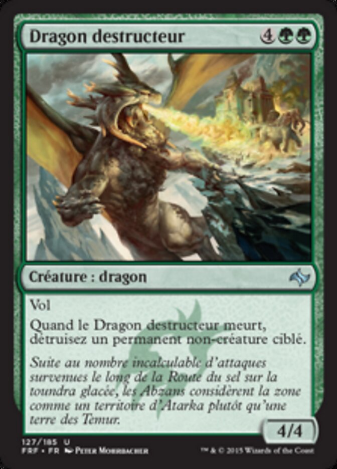 Dragon destructeur