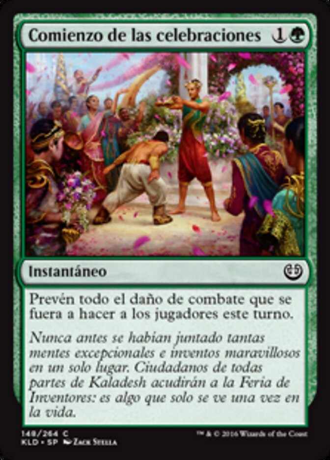 Comienzo de las celebraciones