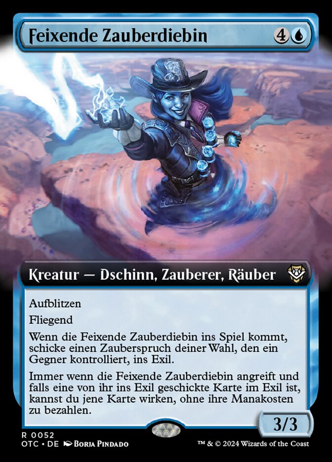 Feixende Zauberdiebin
