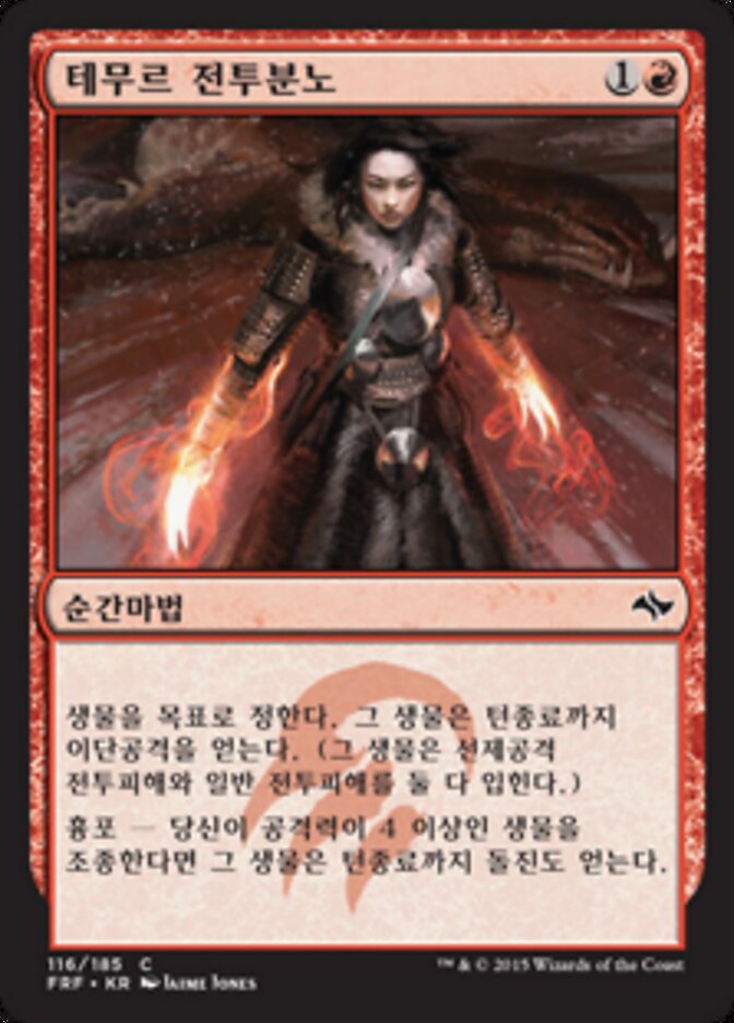 테무르 전투분노
