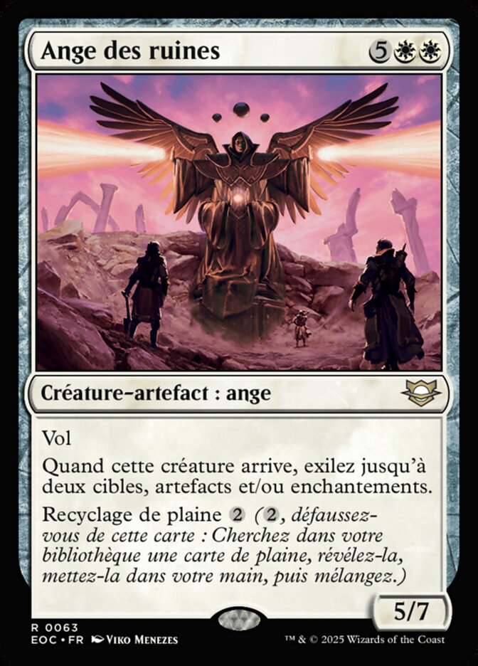 Ange des ruines