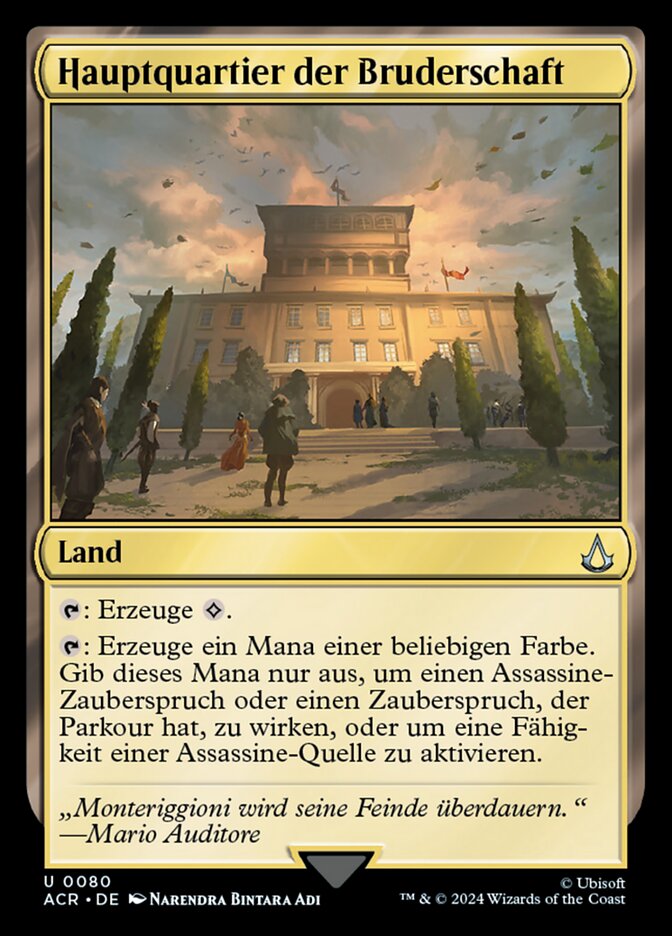 Hauptquartier der Bruderschaft