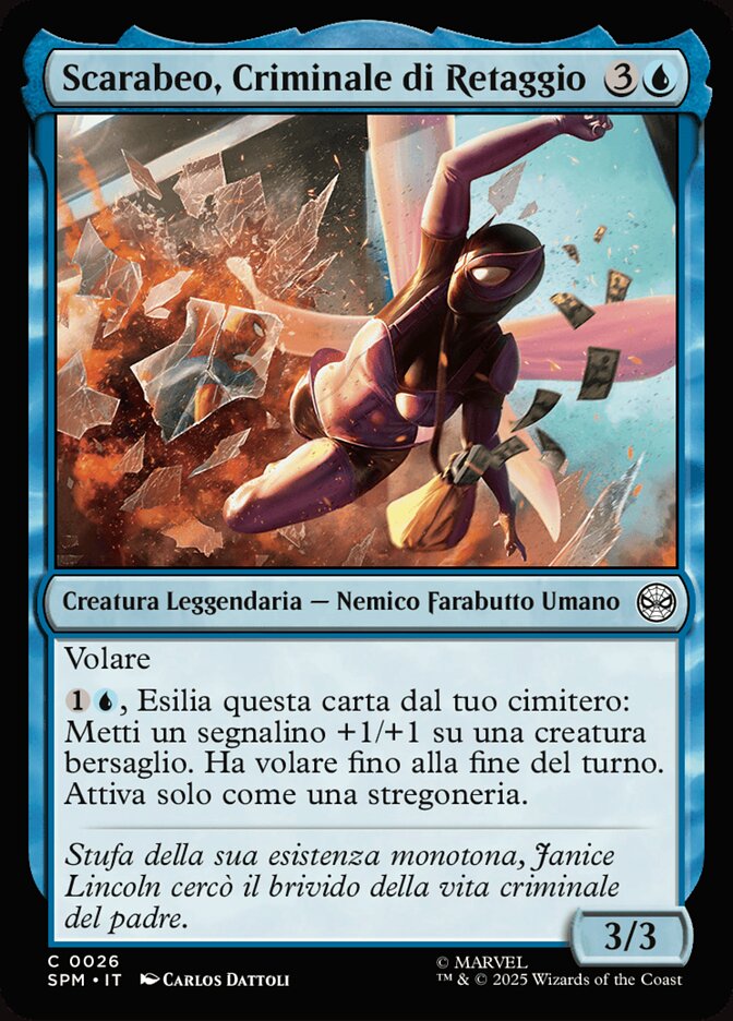 Scarabeo, Criminale di Retaggio