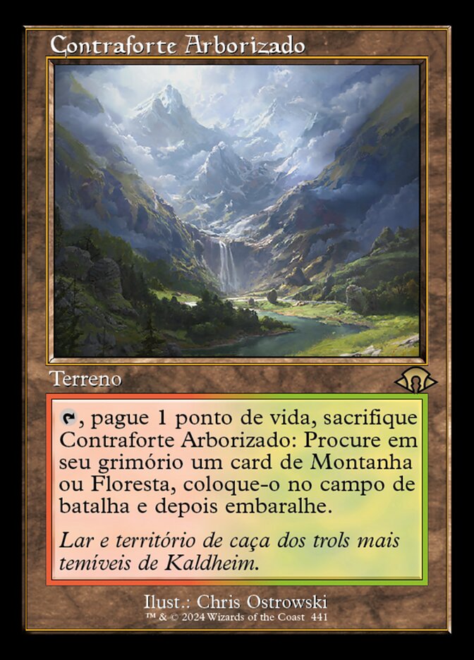 Contraforte Arborizado