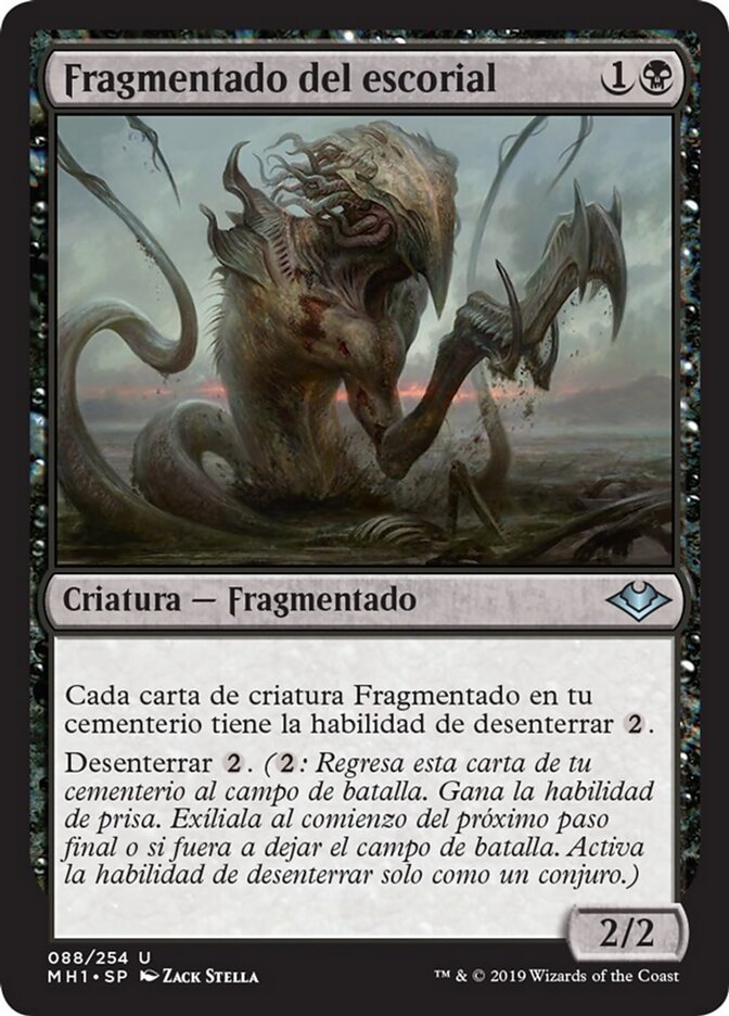 Fragmentado del escorial