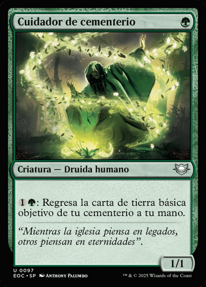 Cuidador de cementerio