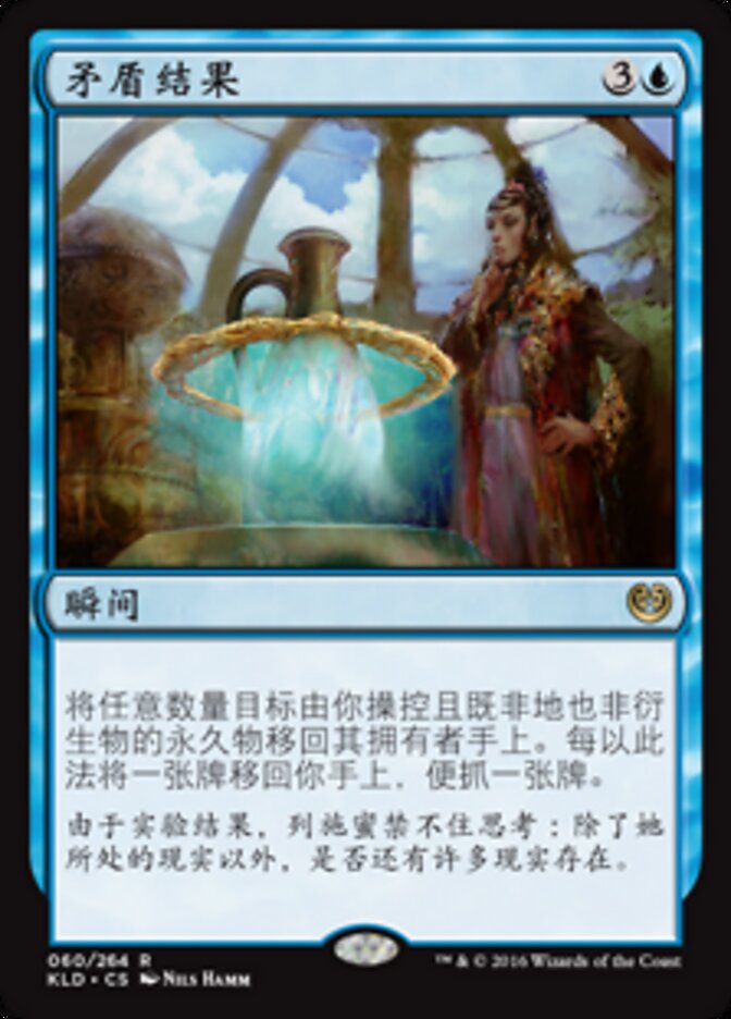 矛盾结果