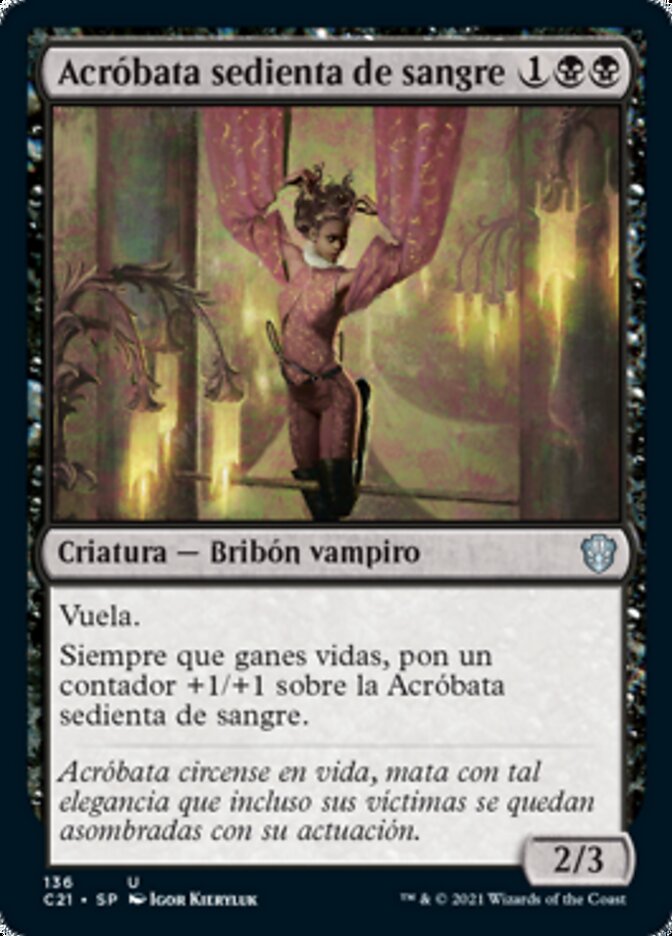 Acróbata sedienta de sangre