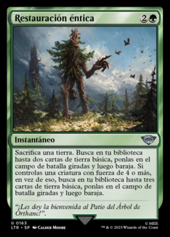 Restauración éntica