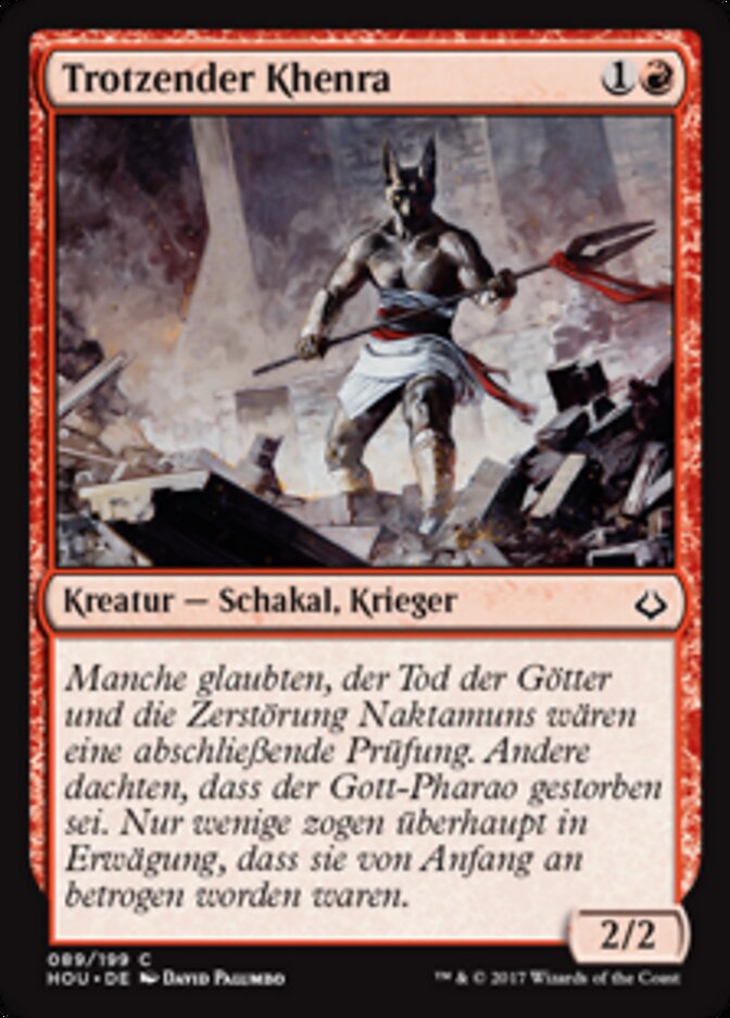 Trotzender Khenra