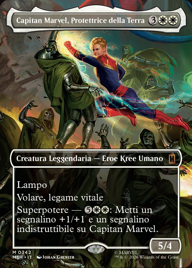 Capitan Marvel, Protettrice della Terra