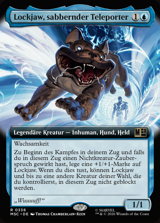 Lockjaw, sabbernder Teleporter