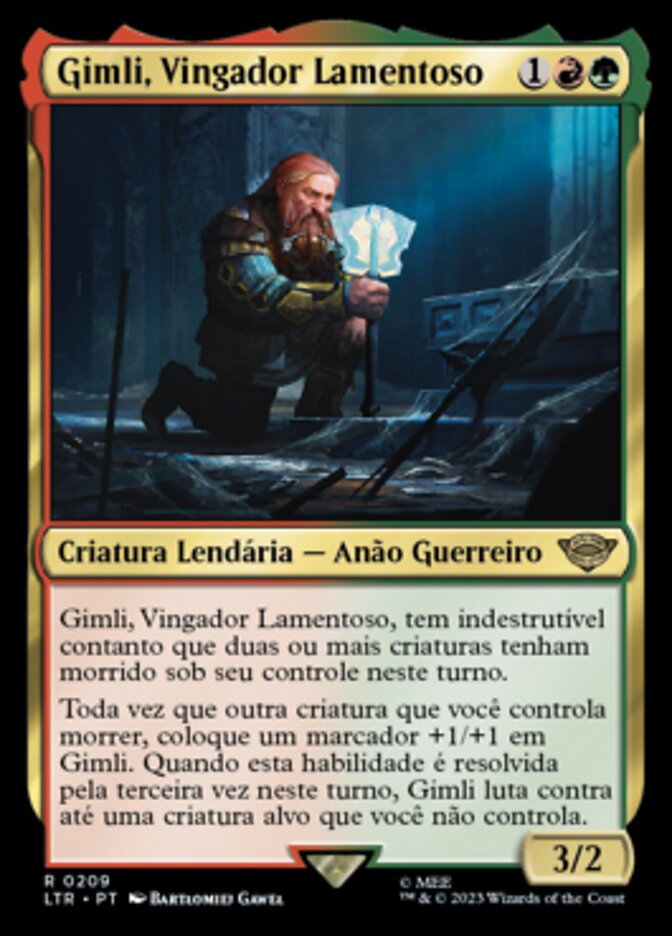 Gimli, Vingador Lamentoso