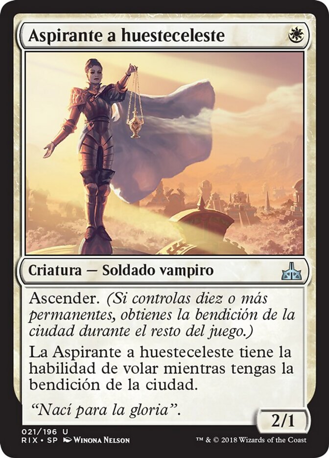 Aspirante a huesteceleste